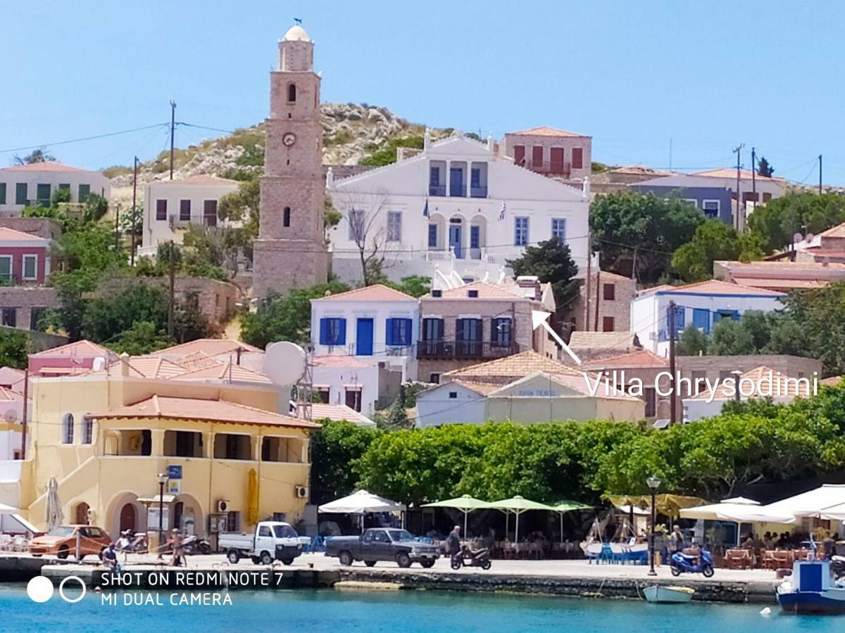 Villa Chrysodimi Chalki Town Eksteriør billede